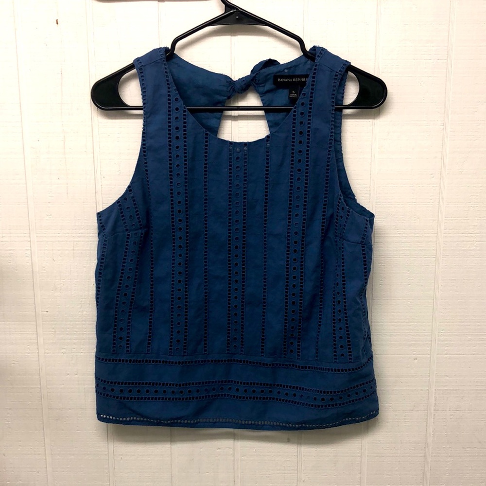 Blue banana republic tank top